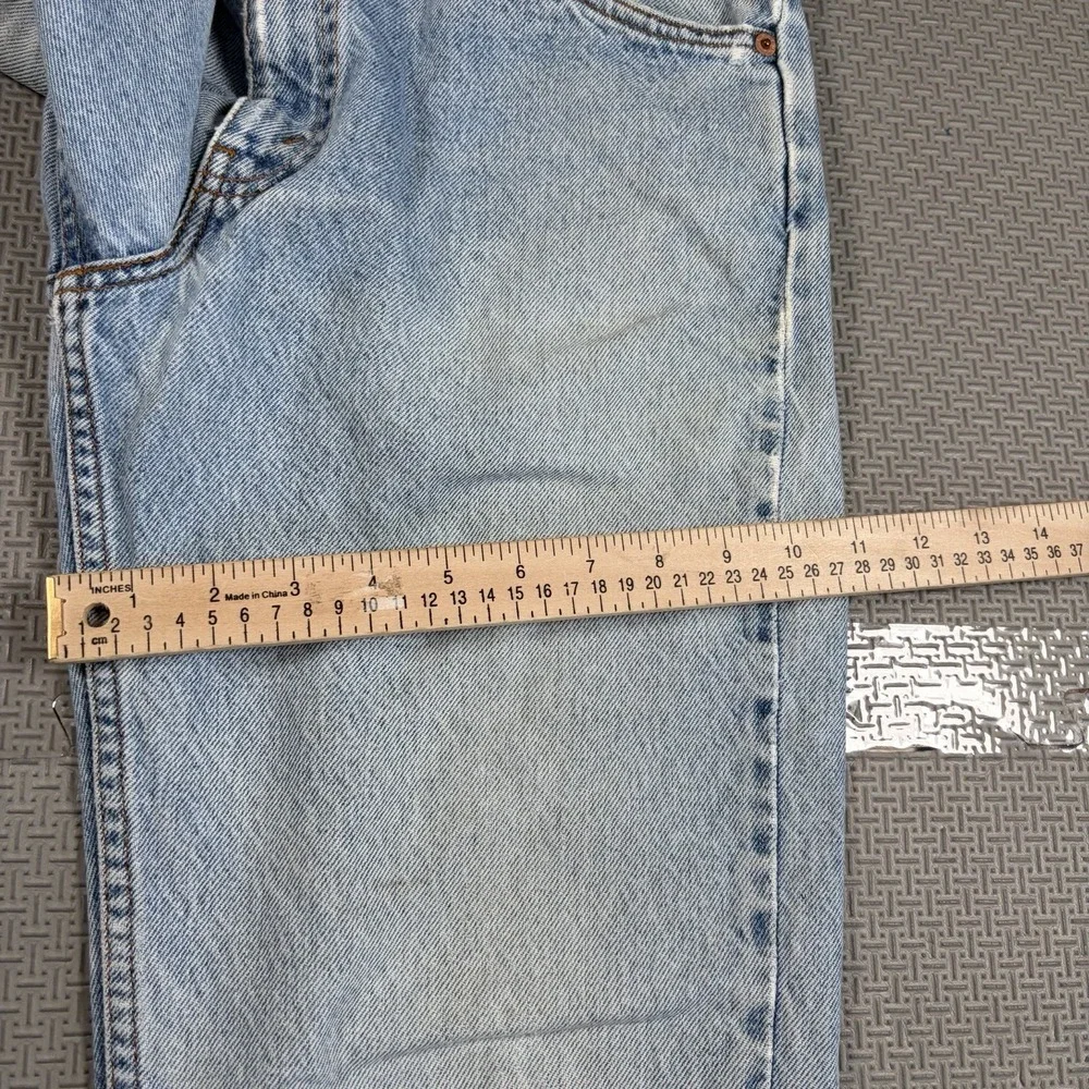 Vintage 90s Levi's 505 Jeans Men's 33x36 Fit 32x35 Regular Fit Orange Tab